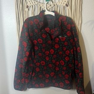 Empyre rose half zip sweater